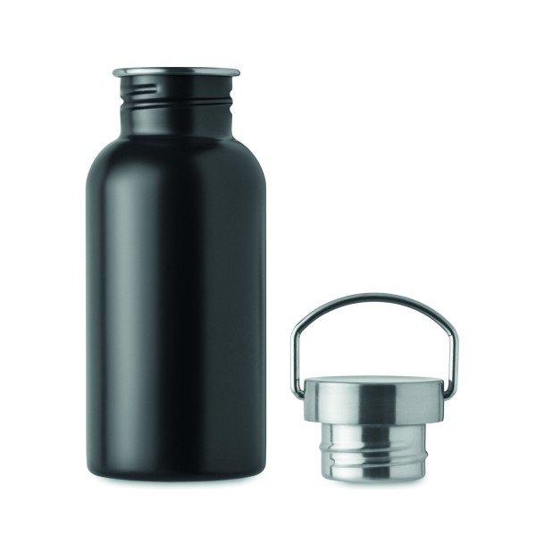 Bouteille simple paroi 500 ml FLORENCE SING en acier inoxydable recyclé - BCM Goodies
