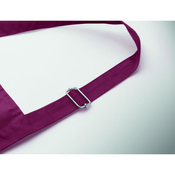 Tablier de cuisine long et réglable en polycoton 240 gr/m² pour entreprises - BCM Goodies