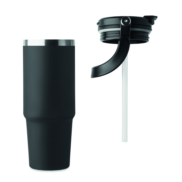 Gobelet double paroi 850 ml SUMA HAND en acier inoxydable recyclé - Personnalisable pour communication d'entreprise - BCM G