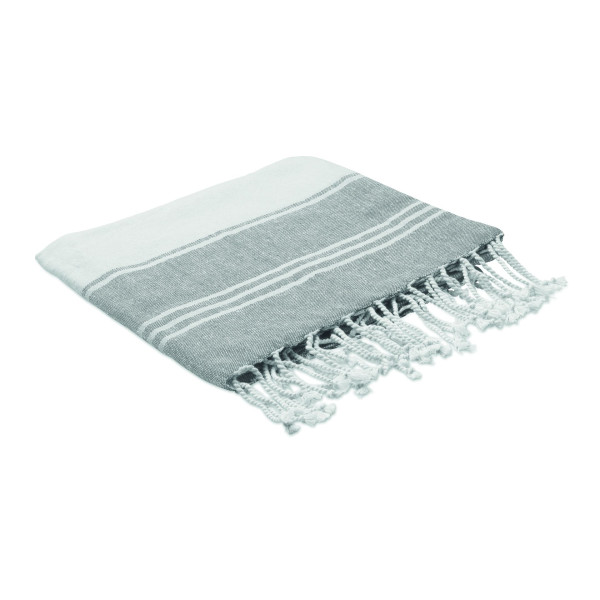 Fouta et sac assorti HAMMA en coton et polyester recyclés - BCM Goodies
