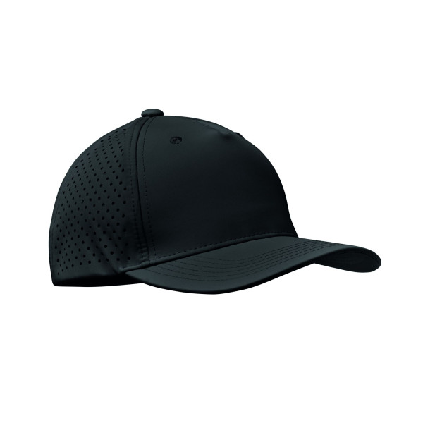 Casquette baseball à 5 pans CAPO en polyester avec fermeture auto-agrippante - BCM Goodies