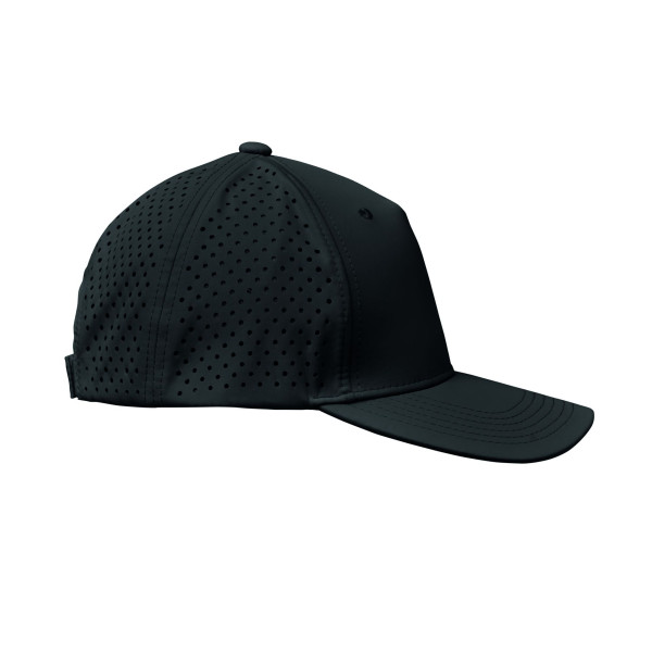 Casquette baseball à 5 pans CAPO en polyester avec fermeture auto-agrippante - BCM Goodies