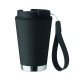 Gobelet double paroi 300 ml TOPIZ en PP recyclé avec détails en acier inoxydable - BCM Goodies