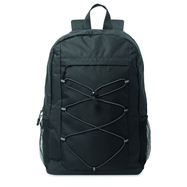 Sac à dos polyester 600D RPET HIGE - Accessoire pratique pour le quotidien | Personnalisable avec logo - BCM Goodies