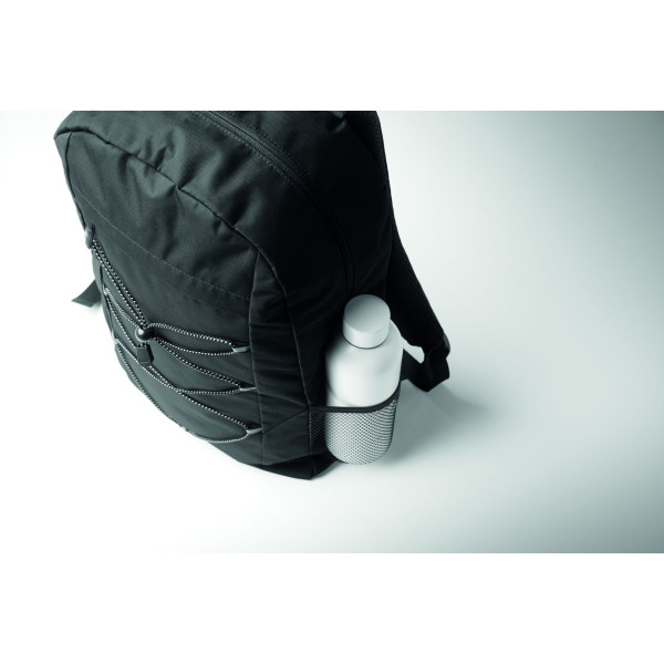 Sac à dos polyester 600D RPET HIGE - Accessoire pratique pour le quotidien | Personnalisable avec logo - BCM Goodies