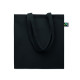 Sac shopping en coton avec soufflet et longues anses - Commerce équitable - 180 gr/m² - Idéal pour la communication d'entre