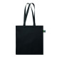 Sac shopping en coton avec soufflet et longues anses - Commerce équitable - 180 gr/m² - Idéal pour la communication d'entre