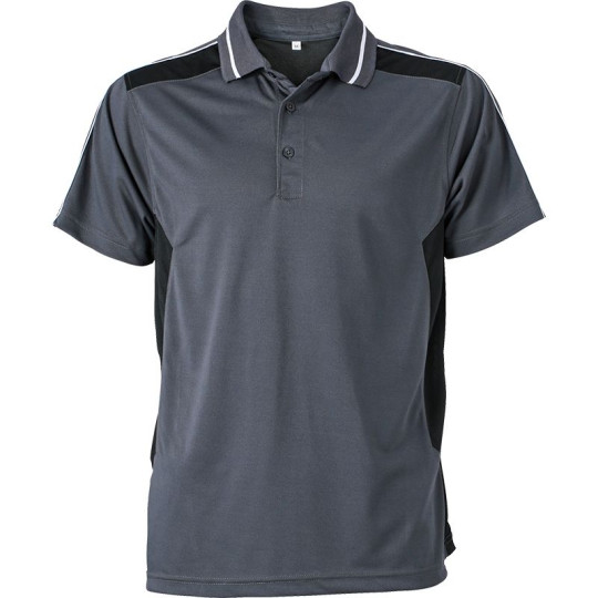 Polo de travail grande taille unisexe Strong de Daiber - Maille piquée 100% polyester - Promotion spéciale