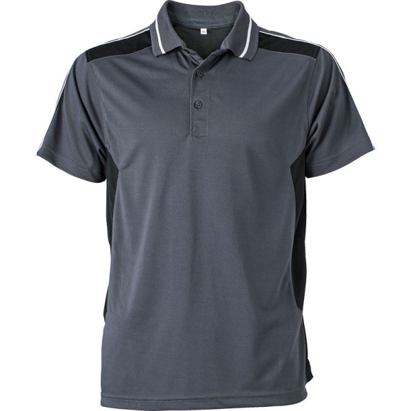 Polo de travail grande taille unisexe Strong de Daiber - Maille piquée 100% polyester - Promotion spéciale