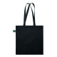 Sac shopping en coton avec soufflet et longues anses - Commerce équitable - 180 gr/m² - Idéal pour la communication d'entre