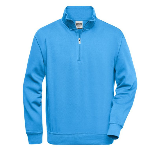 Sweat-shirt de travail homme personnalisable en coton et polyester - BCM Goodies