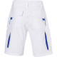 Short de travail unisexe Daiber - Short professionnel Color en coton et élasthanne