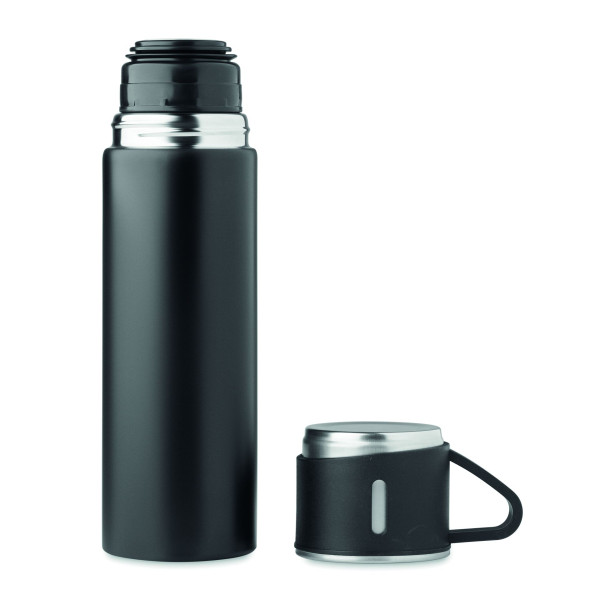 Bouteille double paroi 420 ml TONIA - Acier inoxydable de haute qualité - Idéal pour boissons chaudes ou froides - Personnalisab