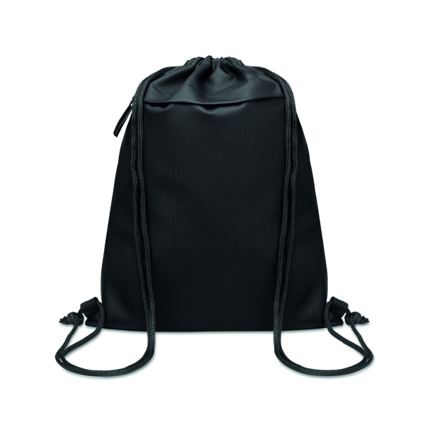 Sac à cordon Bangkok Bag en revêtement PU - Accessoire polyvalent pour événements et cadeaux - Personnalisable - BCM Goodies
