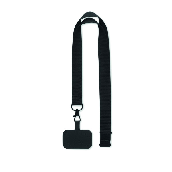Lanyard porte-téléphone en polyester de haute qualité avec attache de sécurité - BCM Goodies