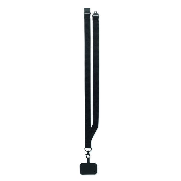 Lanyard porte-téléphone en polyester de haute qualité avec attache de sécurité - BCM Goodies