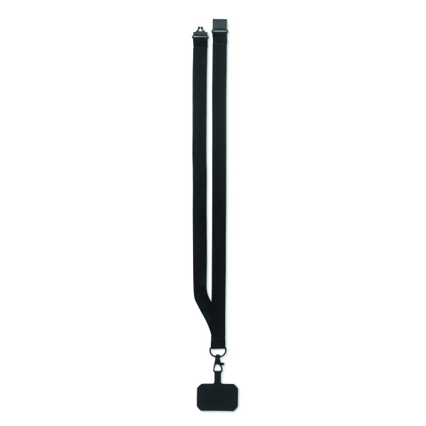 Lanyard porte-téléphone en polyester de haute qualité avec attache de sécurité - BCM Goodies