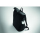 Sac à dos pour ordinateur portable en polyester 600D RPET et PU avec doublure en polyester RPET - BCM Goodies