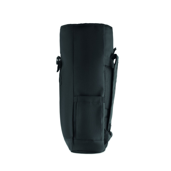 Sac à dos pour ordinateur portable en polyester 600D RPET et PU avec doublure en polyester RPET - BCM Goodies