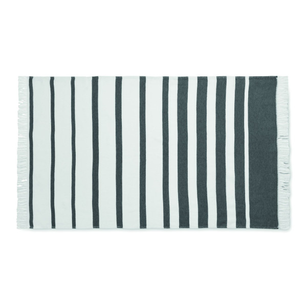 Serviette SEAQUAL® 100x170cm WAVE - Serviette écologique en coton et polyester recyclé