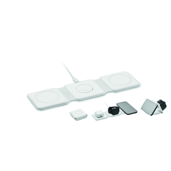 Station de charge pliable ORIO pour 3 appareils sans fil - Accessoire pratique et polyvalent - BCM Goodies