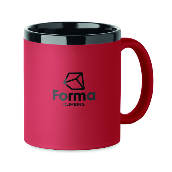Mug en céramique personnalisable avec revêtement au toucher doux - BCM Goodies