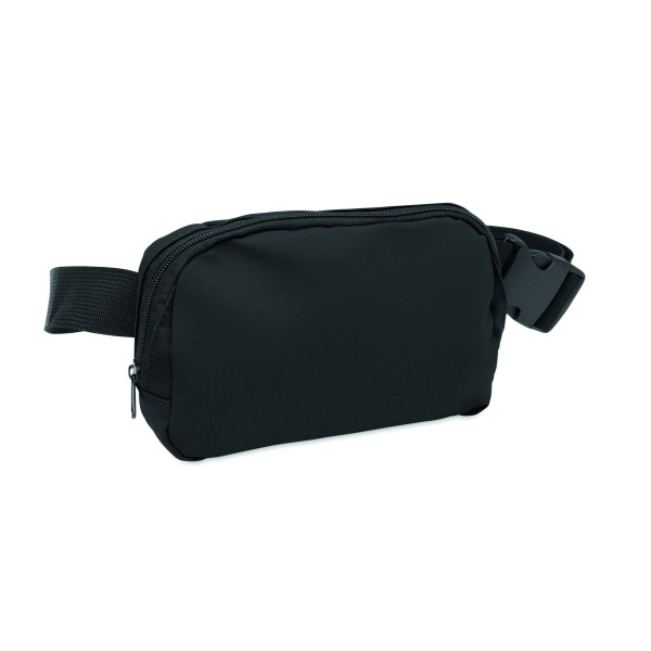 Sac cross body KOROVIN WAIST en PU souple et polyester 210D RPET - Personnalisation possible - Accessoire idéal pour professionn