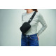 Sac cross body KOROVIN WAIST en PU souple et polyester 210D RPET - Personnalisation possible - Accessoire idéal pour professionn