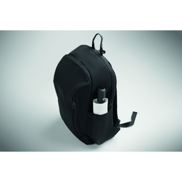 Sac à dos pour ordinateur portable de 15'' en PU souple - BCM Goodies