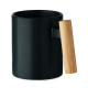 Mug en céramique avec poignée en bois - 320 ml - Personnalisable - Objet publicitaire pour entreprise
