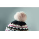 Bonnet tricoté avec oreillettes et pompon en fibre acrylique - Personnalisable avec logo - BCM Goodies