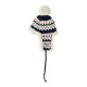 Bonnet tricoté avec oreillettes et pompon en fibre acrylique - Personnalisable avec logo - BCM Goodies