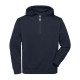 Sweat-shirt de travail à capuche unisexe en coton bio et polyester - BCM Goodies