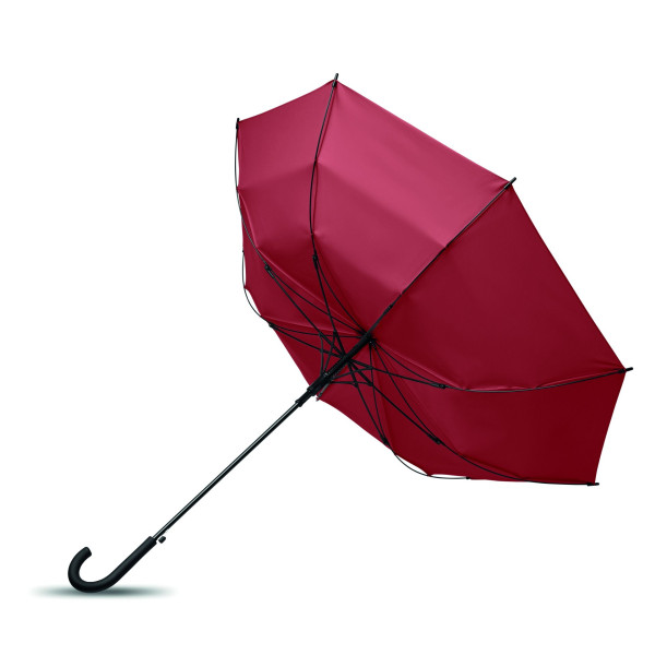 Parapluie droit de 23 pouces tempête avec armature en fibre de verre - BCM Goodies