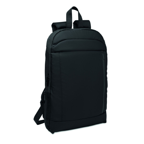 Sac à dos extensible pour ordinateur 16'' en polyester 600D RPET avec revêtement PU - Personnalisable