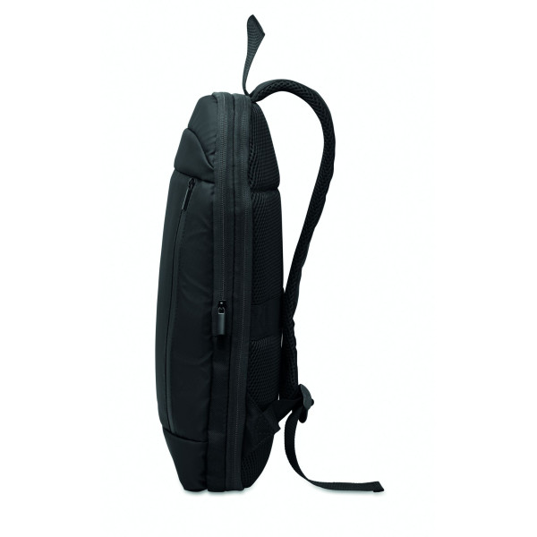 Sac à dos extensible pour ordinateur 16'' en polyester 600D RPET avec revêtement PU - Personnalisable