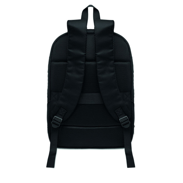 Sac à dos extensible pour ordinateur 16'' en polyester 600D RPET avec revêtement PU - Personnalisable