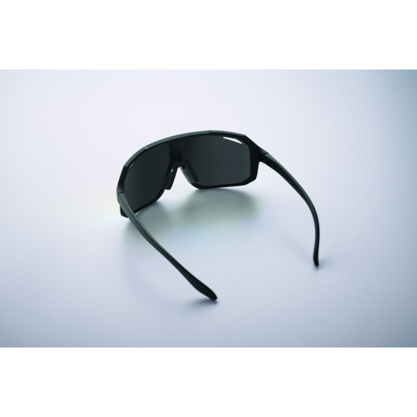 Lunettes de sport avec verres miroirs et monture colorée - Protection UV400 - Chine