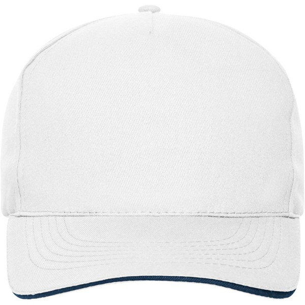 Casquette Unie bio avec visière sandwich Unisexe Daiber