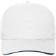 Casquette Unie bio avec visière sandwich Unisexe Daiber