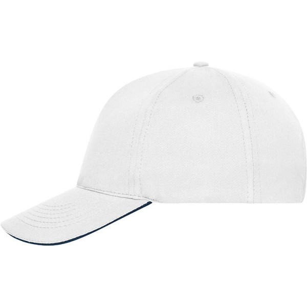 Casquette Unie bio avec visière sandwich Unisexe Daiber