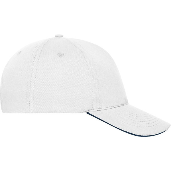 Casquette Unie bio avec visière sandwich Unisexe Daiber