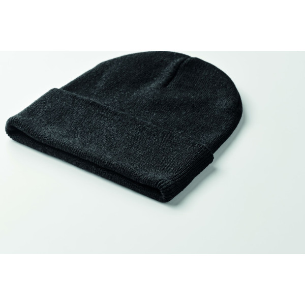 Bonnet tricoté unisexe en polyester/acrylique pour événements et cadeaux - BEANIX