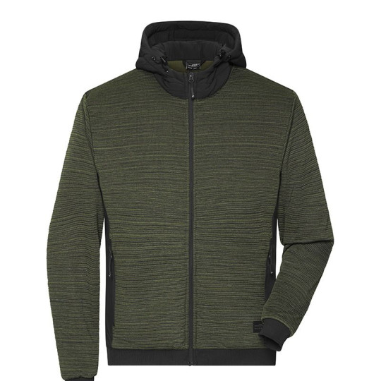Veste polaire tricot grande taille pour homme Daiber - Personnalisable - BCM Goodies