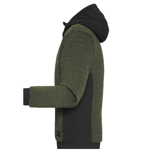 Veste polaire tricot grande taille pour homme Daiber - Personnalisable - BCM Goodies
