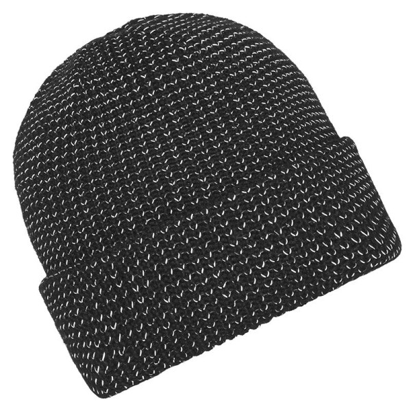 Bonnet tricot unisexe Daiber avec impressions réfléchissantes - Goodies personnalisables - BCM Goodies