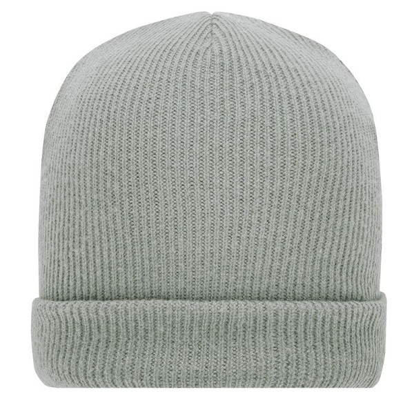 Bonnet tricot recyclé unisexe Daiber - Accessoire promotionnel durable et personnalisable