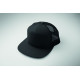 Casquette à visière plate en sergé de coton avec maille en polyester - Personnalisation avec votre logo