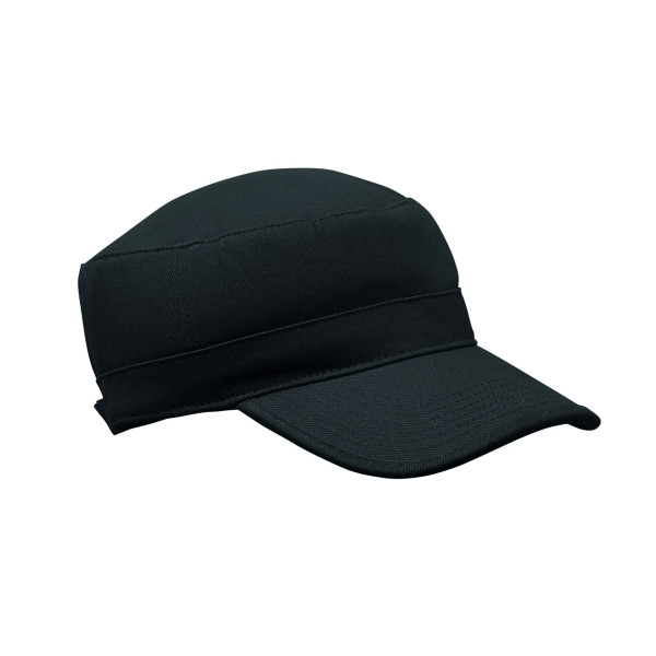 Casquette militaire en coton brossé 260gr/m² avec bande de transpiration en polyester - BCM Goodies