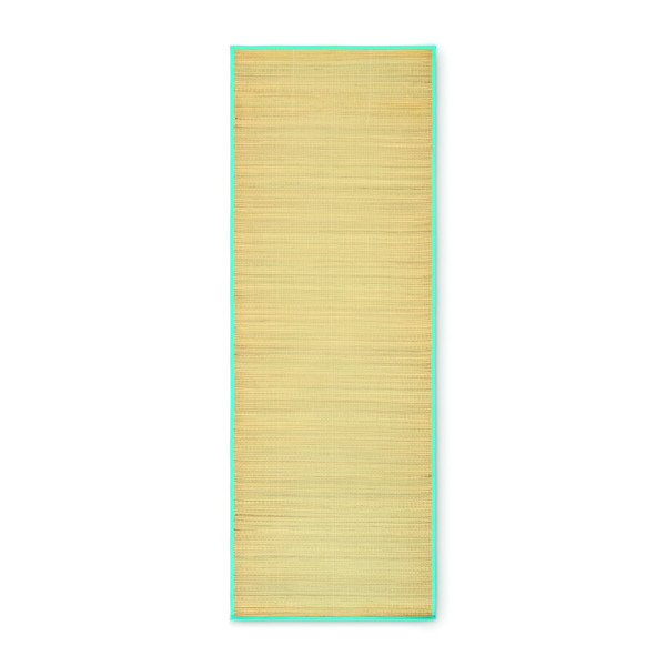 Natte de plage en paille naturelle enroulable avec sangle de transport - BCM Goodies